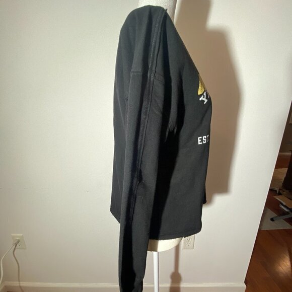 NWT Women's Yellowstone Black/Yellow Sweatshirt - Size Small - Picture 4 of 6